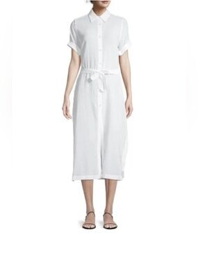 DL 1961 white short sleeve shirtdress, size xs, nwt